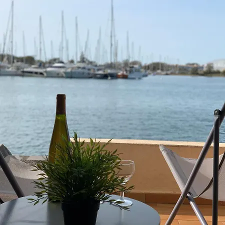 Apartmán - Les Pieds Dans L'eau Agreable En Toutes Saisons 4 Couchages - Climatisation - Parking Prive - Piscine Sur - Vue Magnifique Et Rare - Situation Optimum - Les Argonautes - Ile Des Pecheurs - Cap D'agde