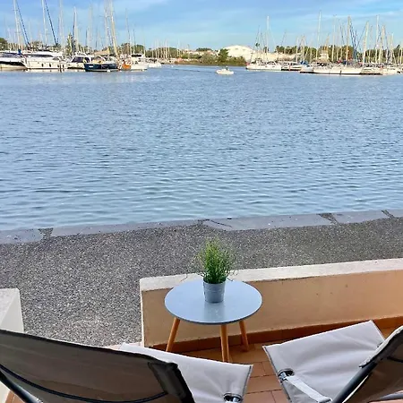 Apartmán - Les Pieds Dans L'eau Agreable En Toutes Saisons 4 Couchages - Climatisation - Parking Prive - Piscine Sur - Vue Magnifique Et Rare - Situation Optimum - Les Argonautes - Ile Des Pecheurs - Cap D'agde Agde