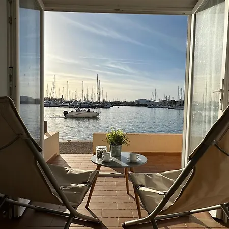 Apartamento - Les Pieds Dans L'eau En Toutes Saisons 4 Couchages - Climatisation - Parking Privé - Piscine Sur - Vue Magnifique Et Rare - Situation Optimum - Les Argonautes - Ile Des Pêcheurs - Cap D'agde Agde
