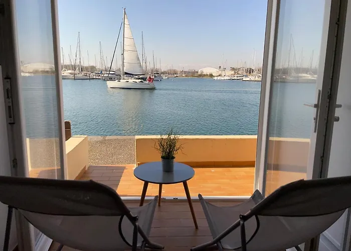 Apartamento - Les Pieds Dans L'eau En Toutes Saisons 4 Couchages - Climatisation - Parking Privé - Piscine Sur - Vue Magnifique Et Rare - Situation Optimum - Les Argonautes - Ile Des Pêcheurs - Cap D'agde Agde