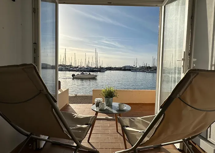 Apartamento - Les Pieds Dans L'eau En Toutes Saisons 4 Couchages - Climatisation - Parking Privé - Piscine Sur - Vue Magnifique Et Rare - Situation Optimum - Les Argonautes - Ile Des Pêcheurs - Cap D'agde Agde